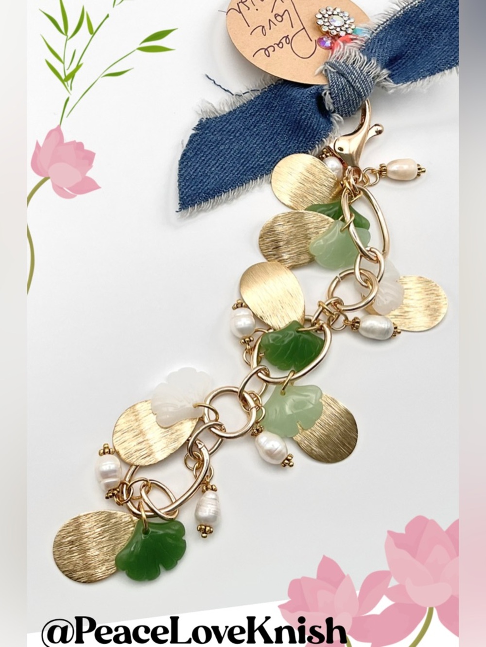 🌸Bag Charm/Car Charm/Hand Made/Lotus